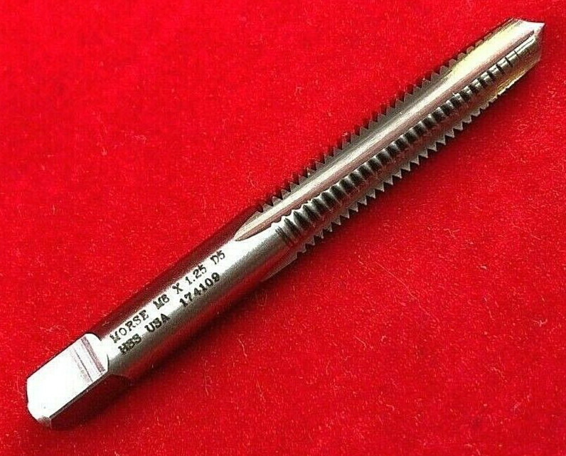M8 X 1.25 Taper Tap Morse MT3838154 8MM HSS Starter Tap 4FL RH D5 USA Metric
