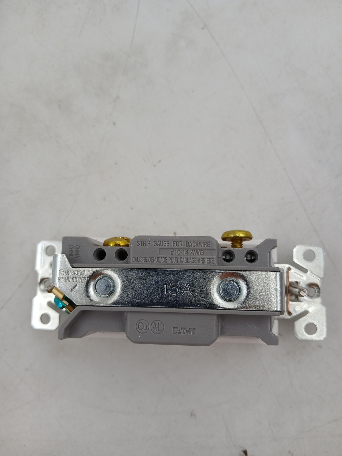 Eaton 7601W-BOX Power Toggle Switch Single Pole Wall White New Open Box