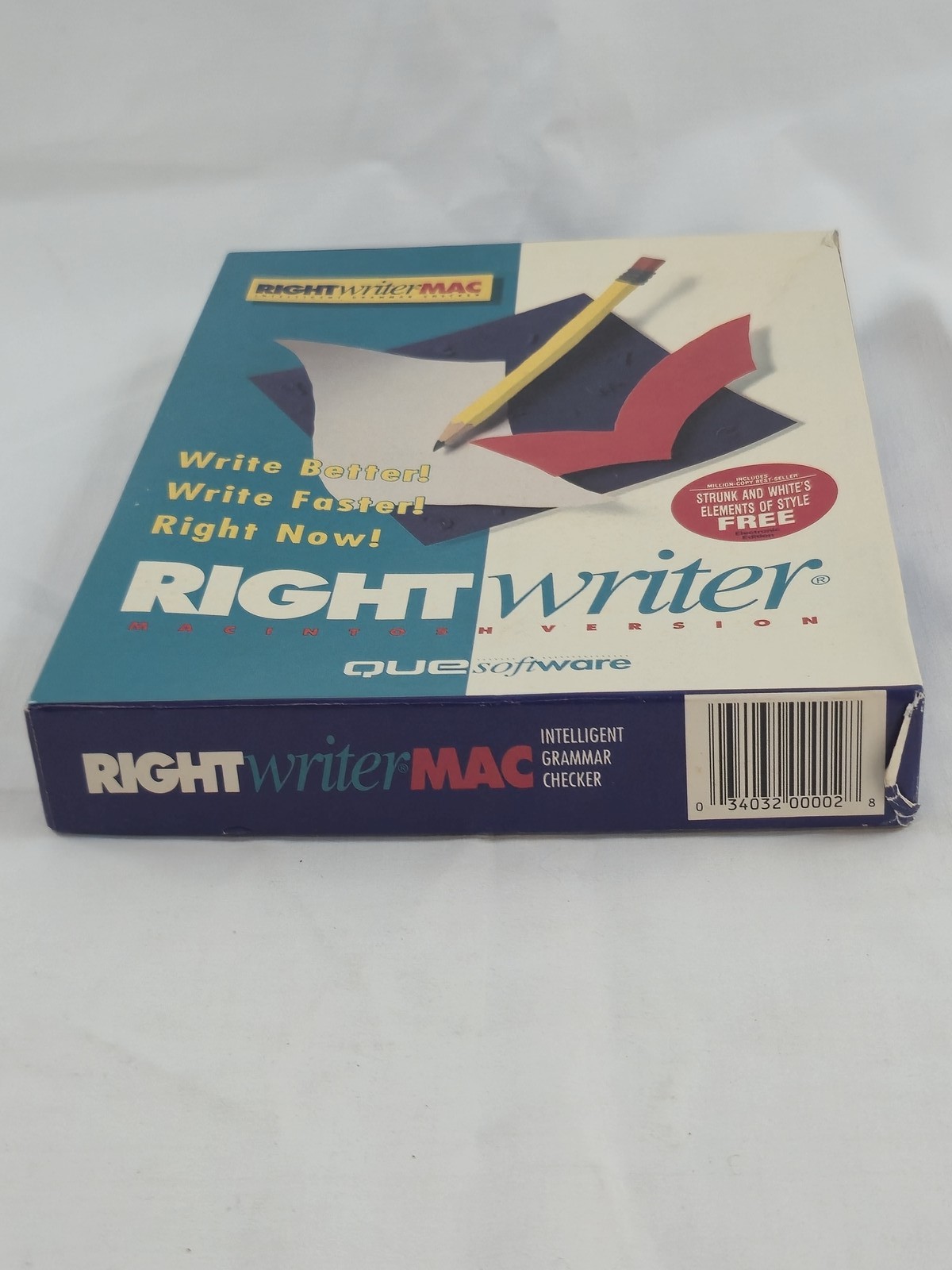 RIGHTwriterMAC Intelligent Grammar Checker Software for Macintosh Version 3.1