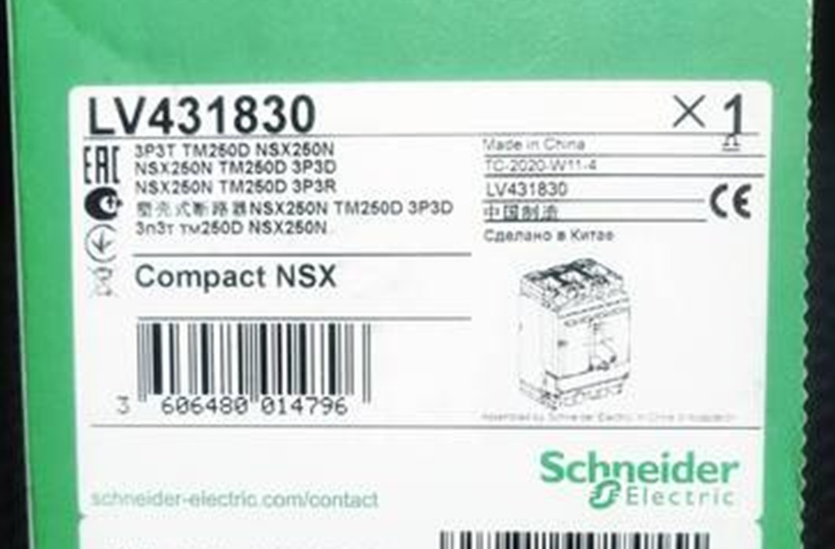 NEW SCHNEIDER LV431830 Circuit Breaker
