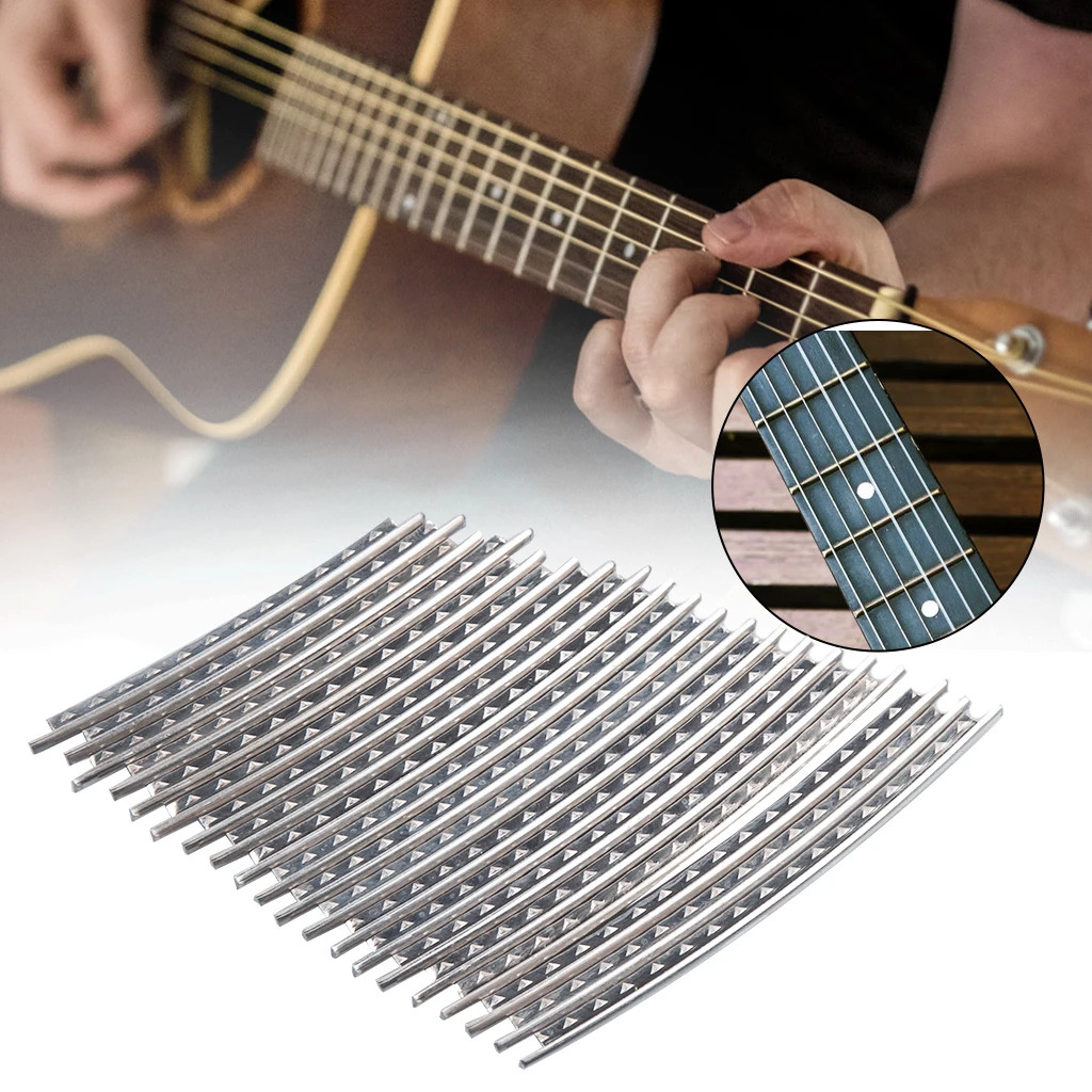 20pcs 2.0mm Copper Guitar Fret Wire Fretwires Guitar Fingerboard