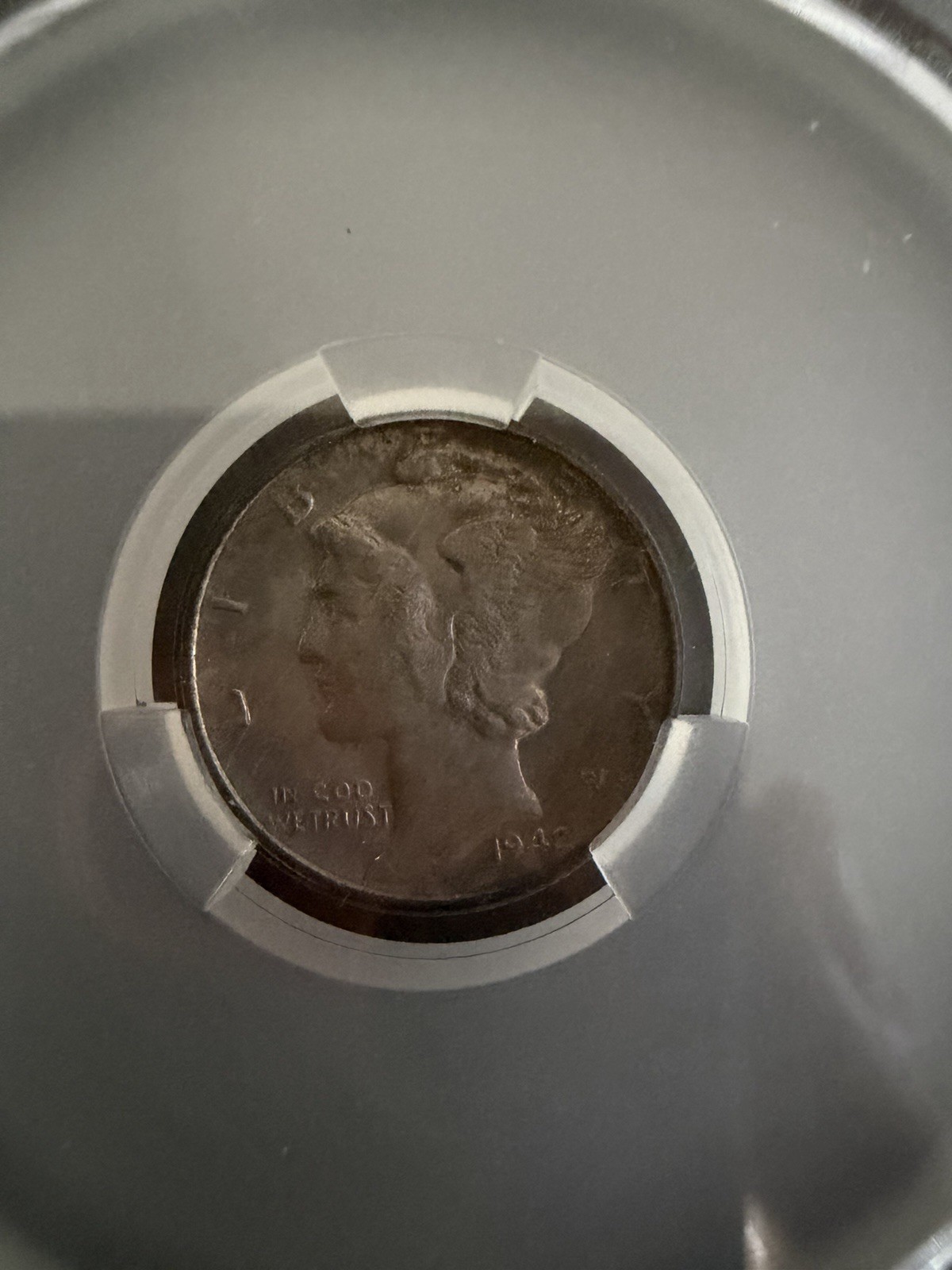 1942 Mercury Dime CAC MS64FB 10c