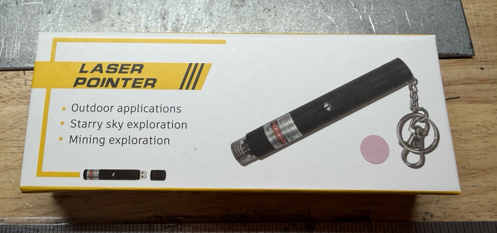 Green Laser Pointer Pen Light Astronomy Beam Rechargeable Lazer