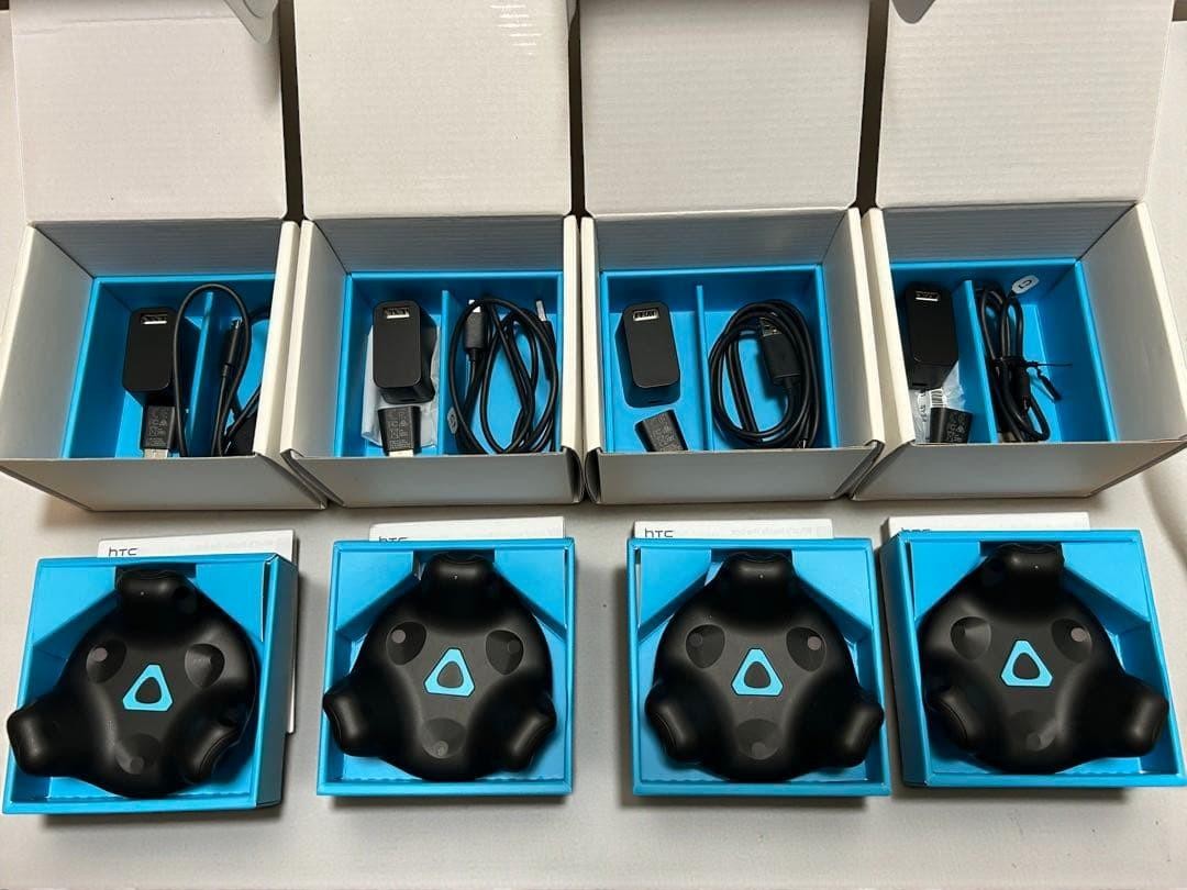 HTC VIVE Tracker 2.0 2018 4 Units Set for VR Motion Capture Tested w/Box