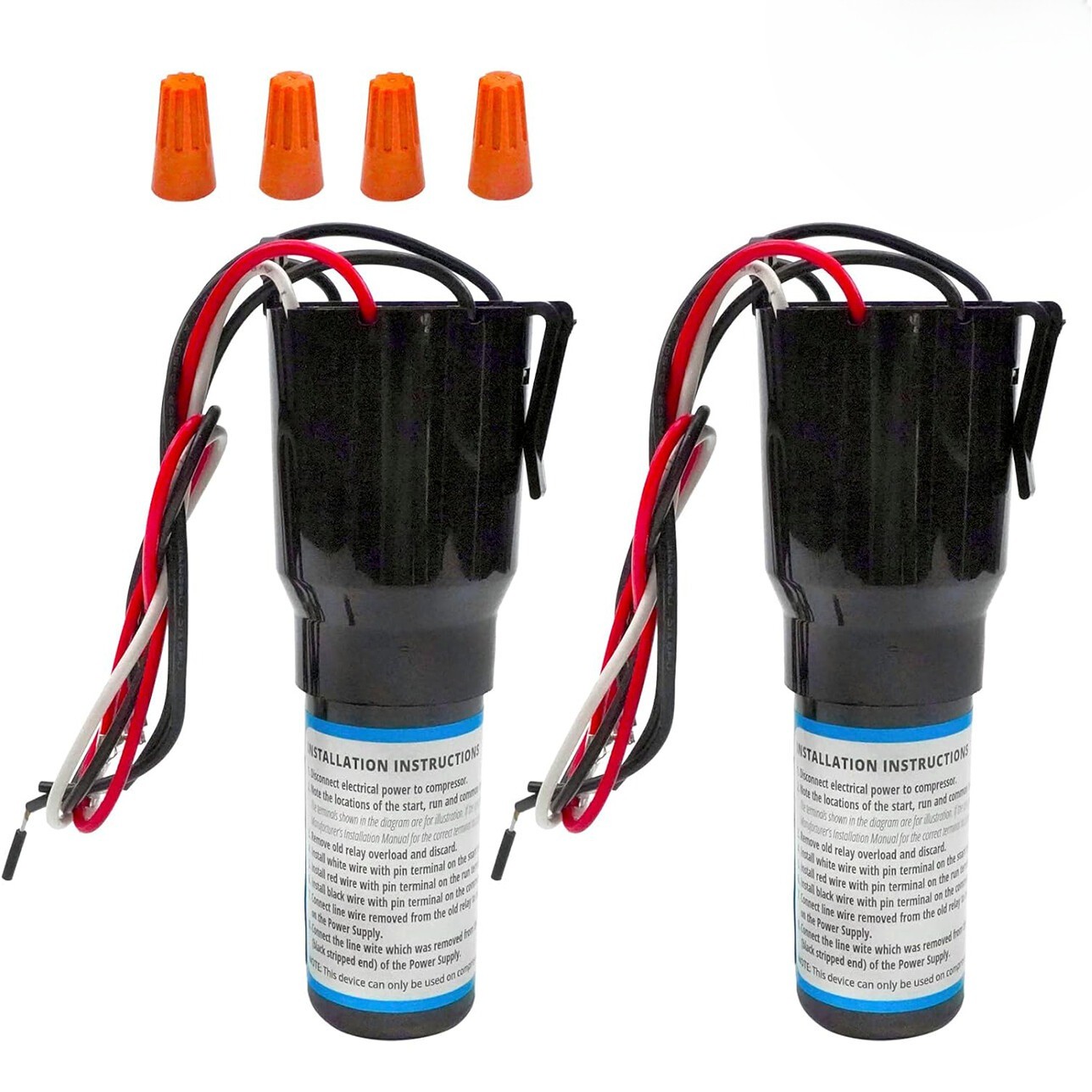 RCO210 3 N' 1 Relay Overload and Start Capacitor 1/3 to 1/2 HP 115 VAC RC0210