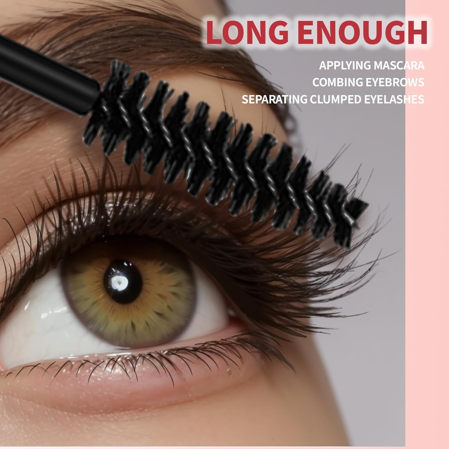 100 Disposable Eyelash Extension Brushes and 100 Disposable Lip Wands