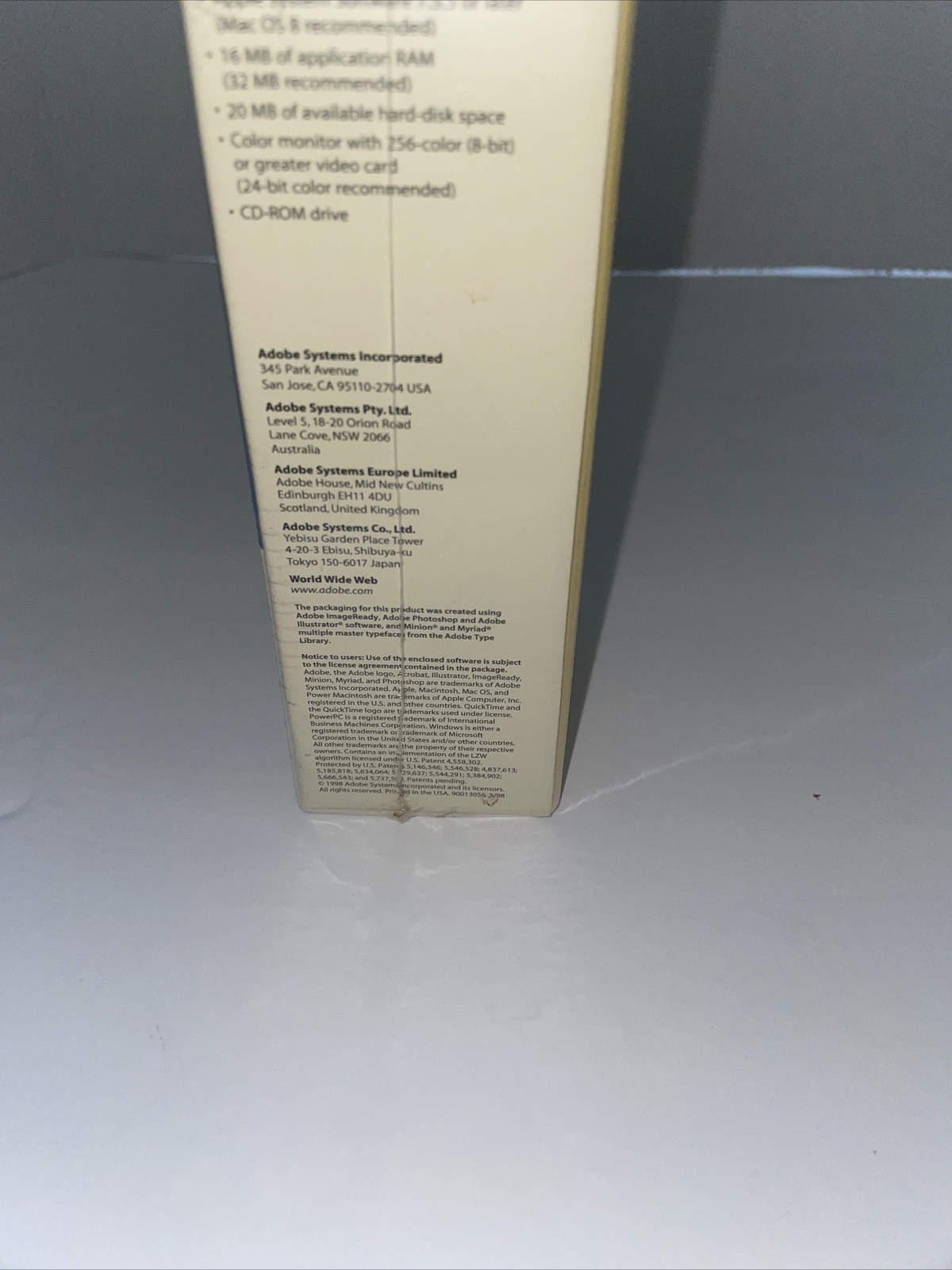 Adobe ImageReady Software Vintage 1.0 Education Version SEALED Macintosh ￼$129