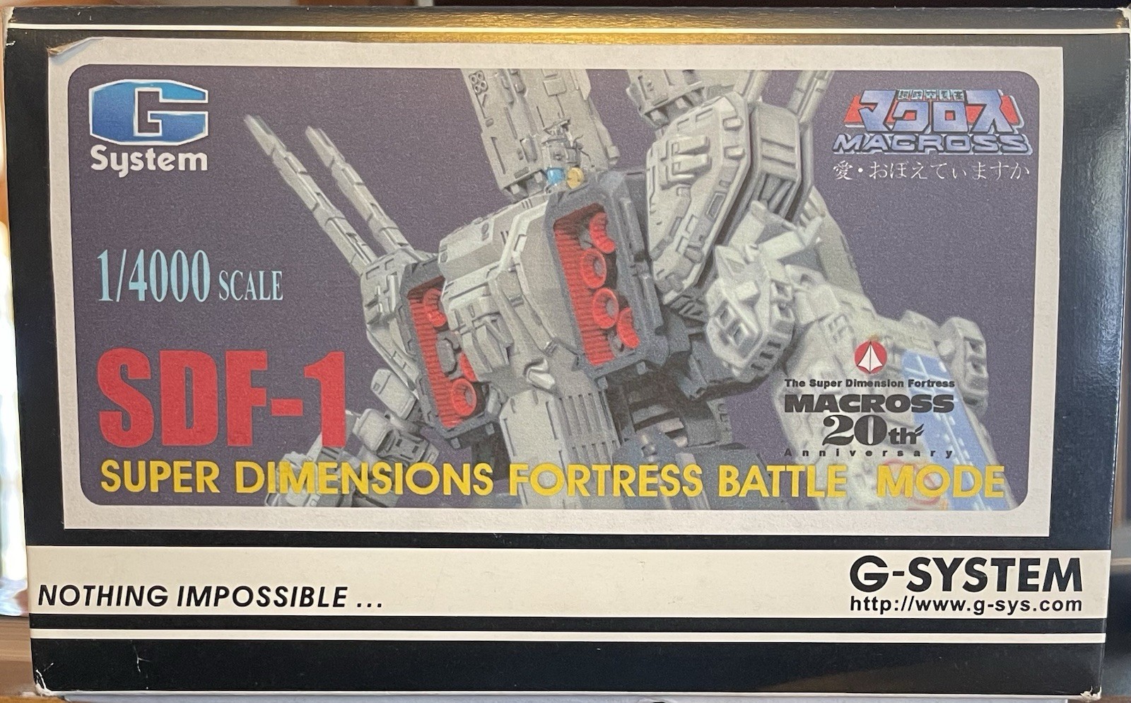 G System Macross 1/4000 scale SDF-1 Super Dimensional Fortress Battle  resin kit