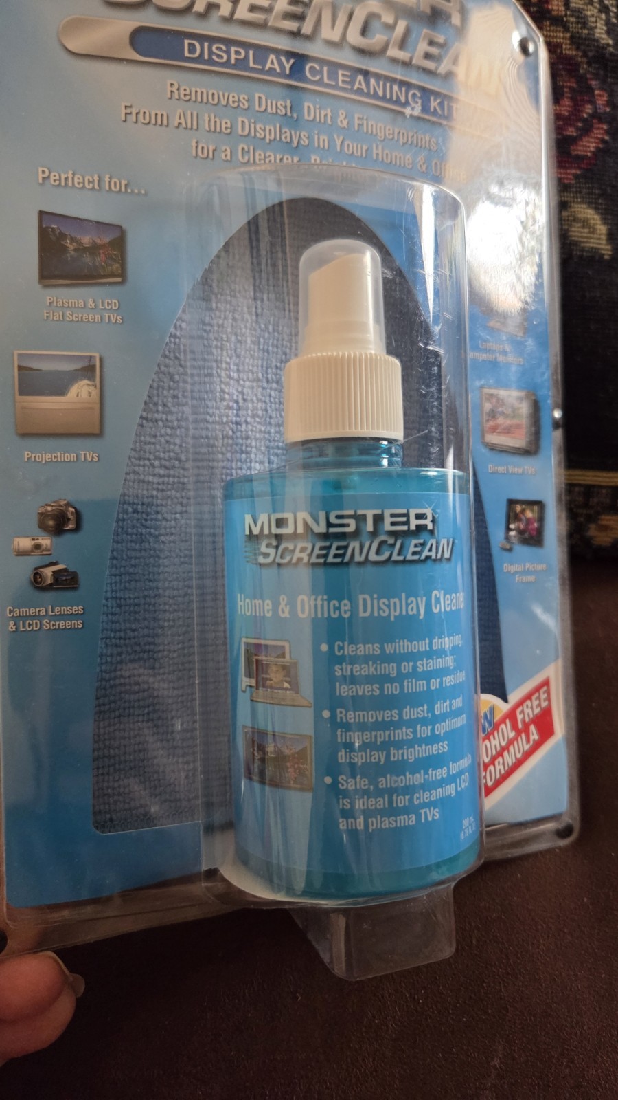 Monster ScreenClean Screen Clean Display Cleaning Kit TV NEW