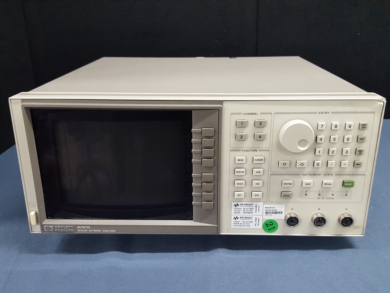 HP 8757D : Scalar Network Analyzer (5407)