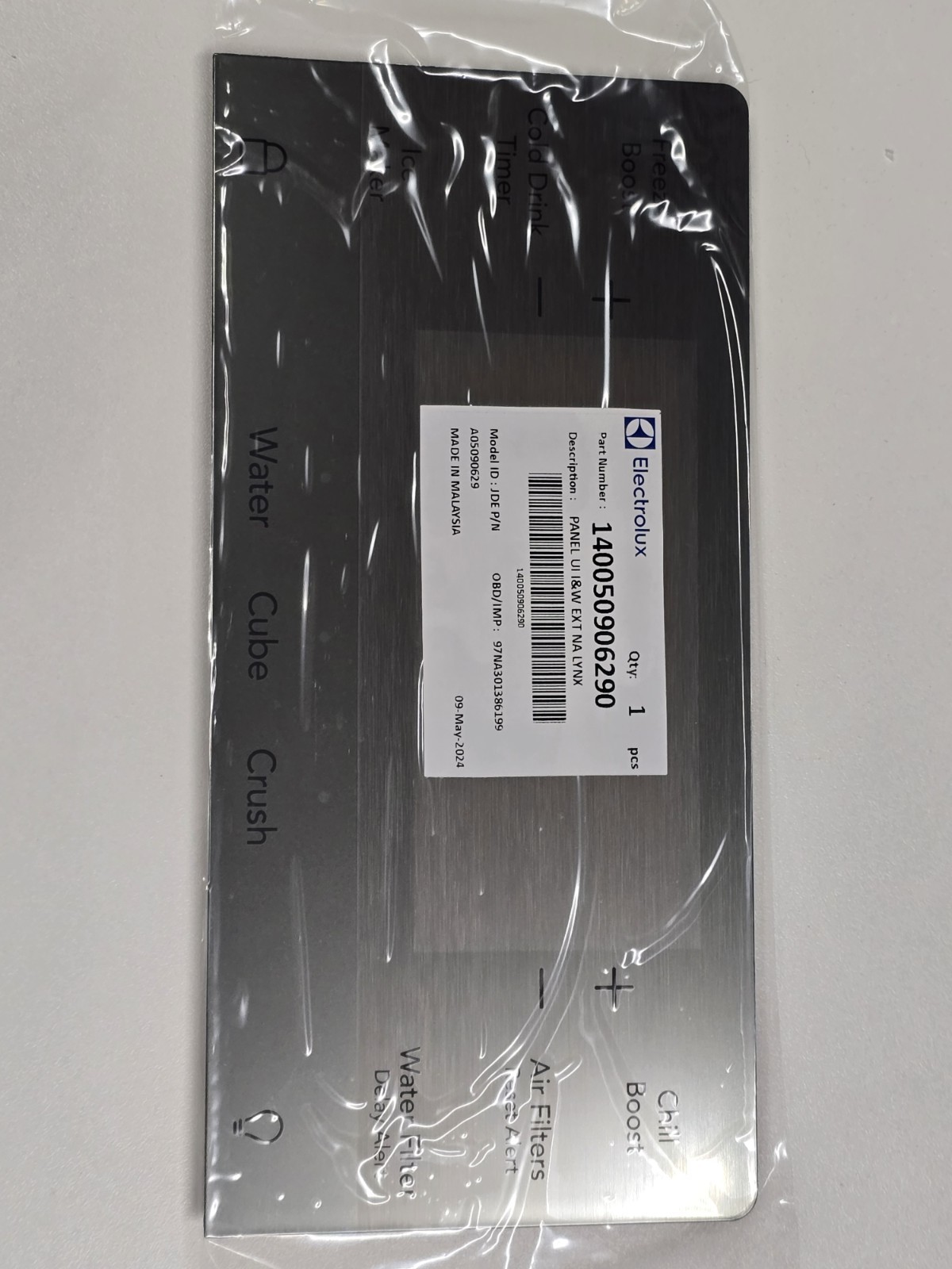 Electrolux 5304532657 Grey Overlay User Interface