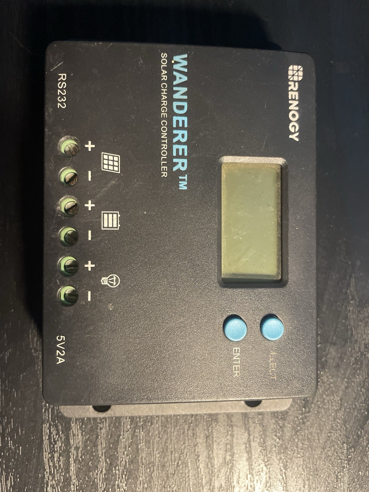 Renogy Wanderer Solar Charge Controller 12/24V  RS232 RNG-CTRL-WND10