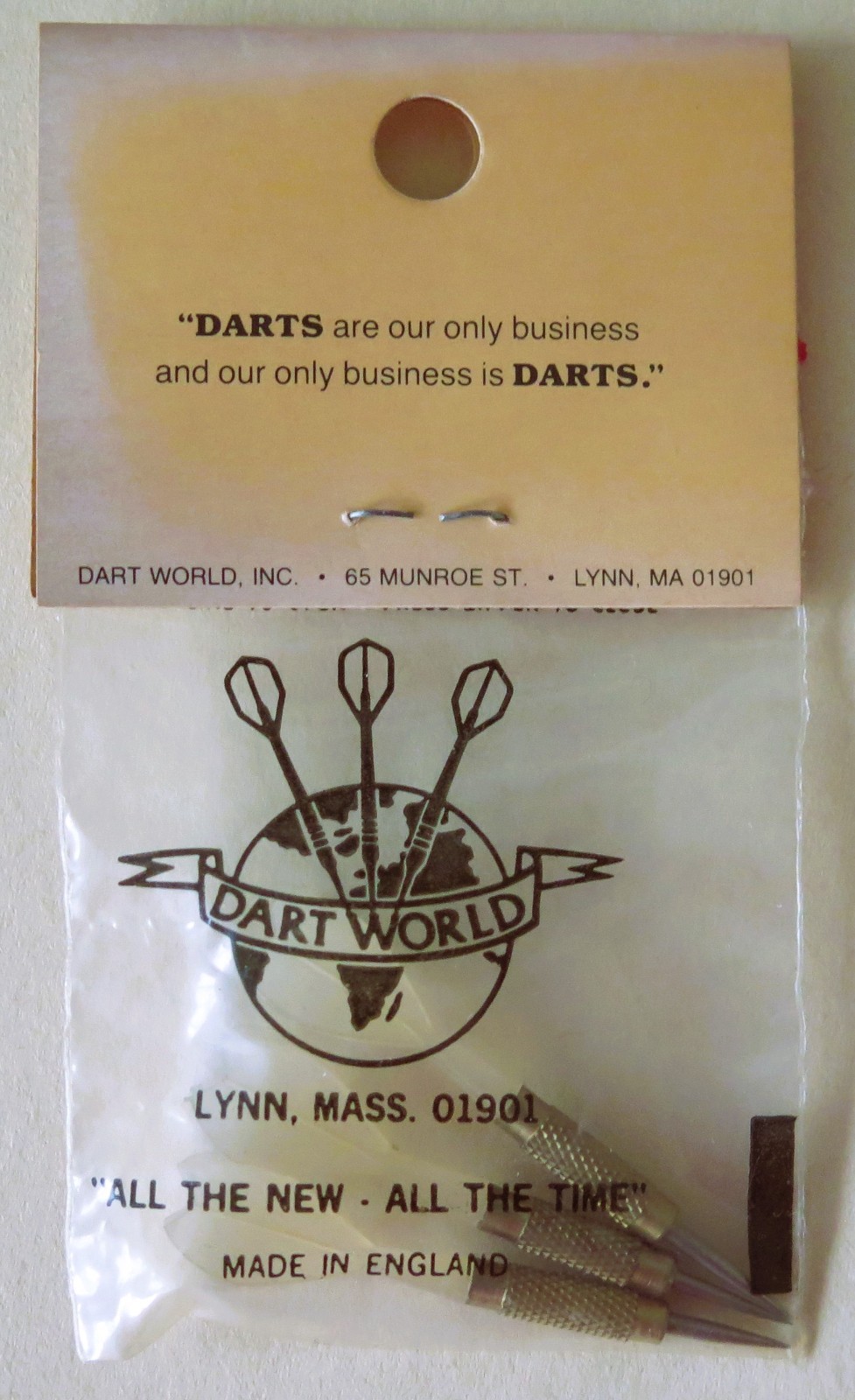 Lot of 3 Vintage 80's NOS Dart World 3 Sets of 3 Mini Darts