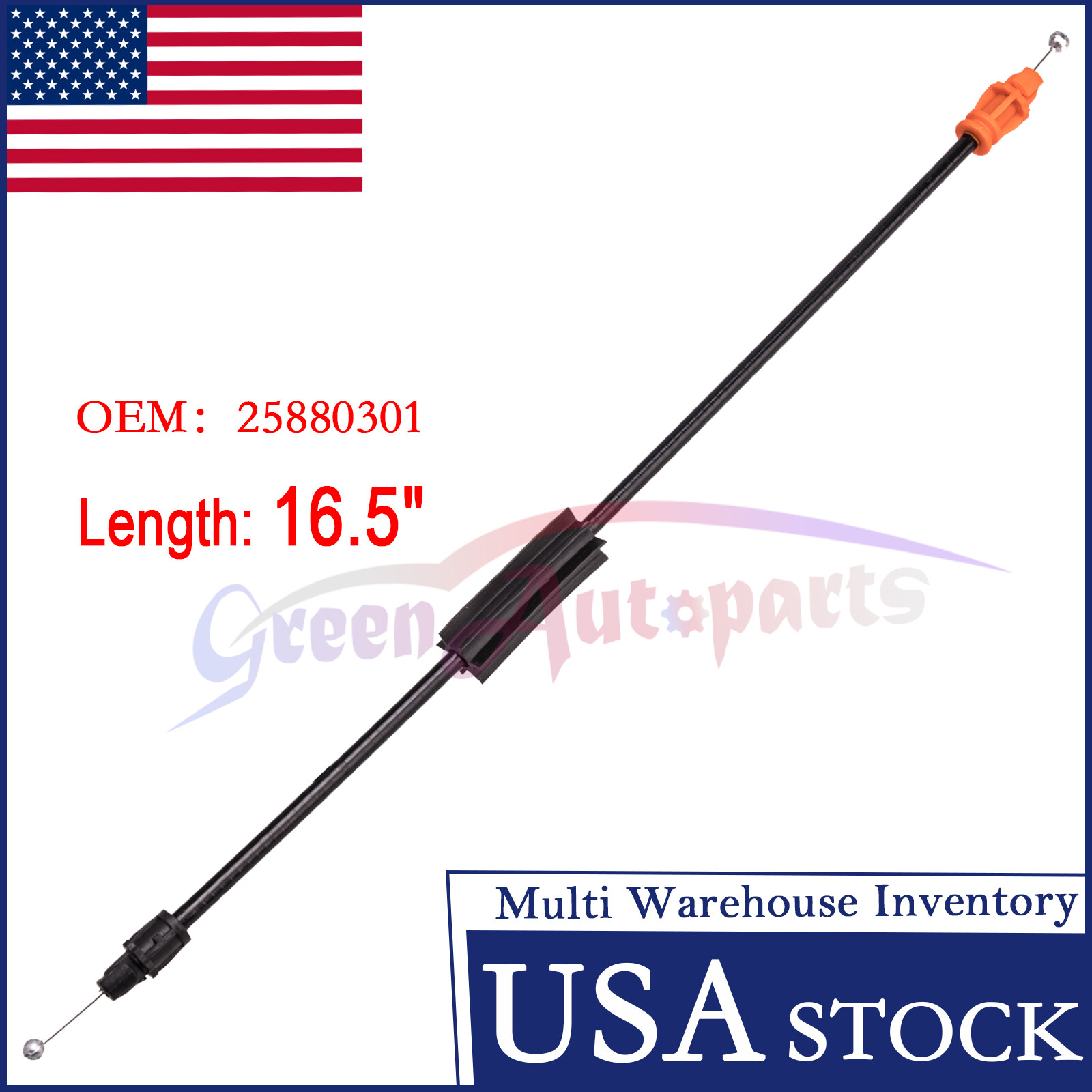 Door Handle Latch Release Cable 16.7" For 2007-2014 Chevy Silverado Tahoe Sierra