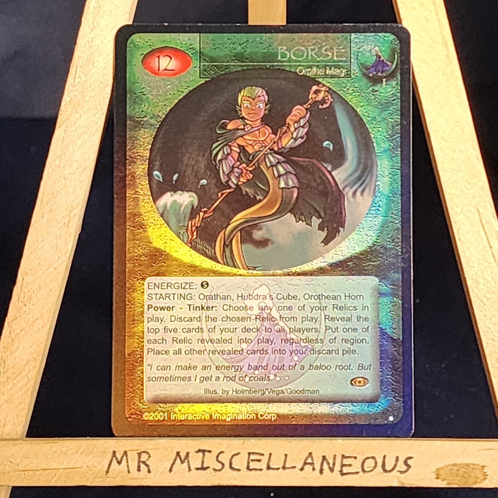 Magi Nation Duel - BORSE - Orothe Magi - Awakening - Foil * Ocean Merman Wizard