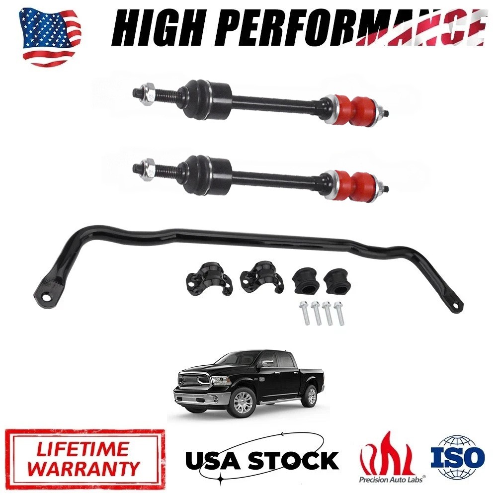 Front For 2011-2018 Ram 1500 4WD Stabilizer Sway Bar, Pair Stabilizer Bar Link