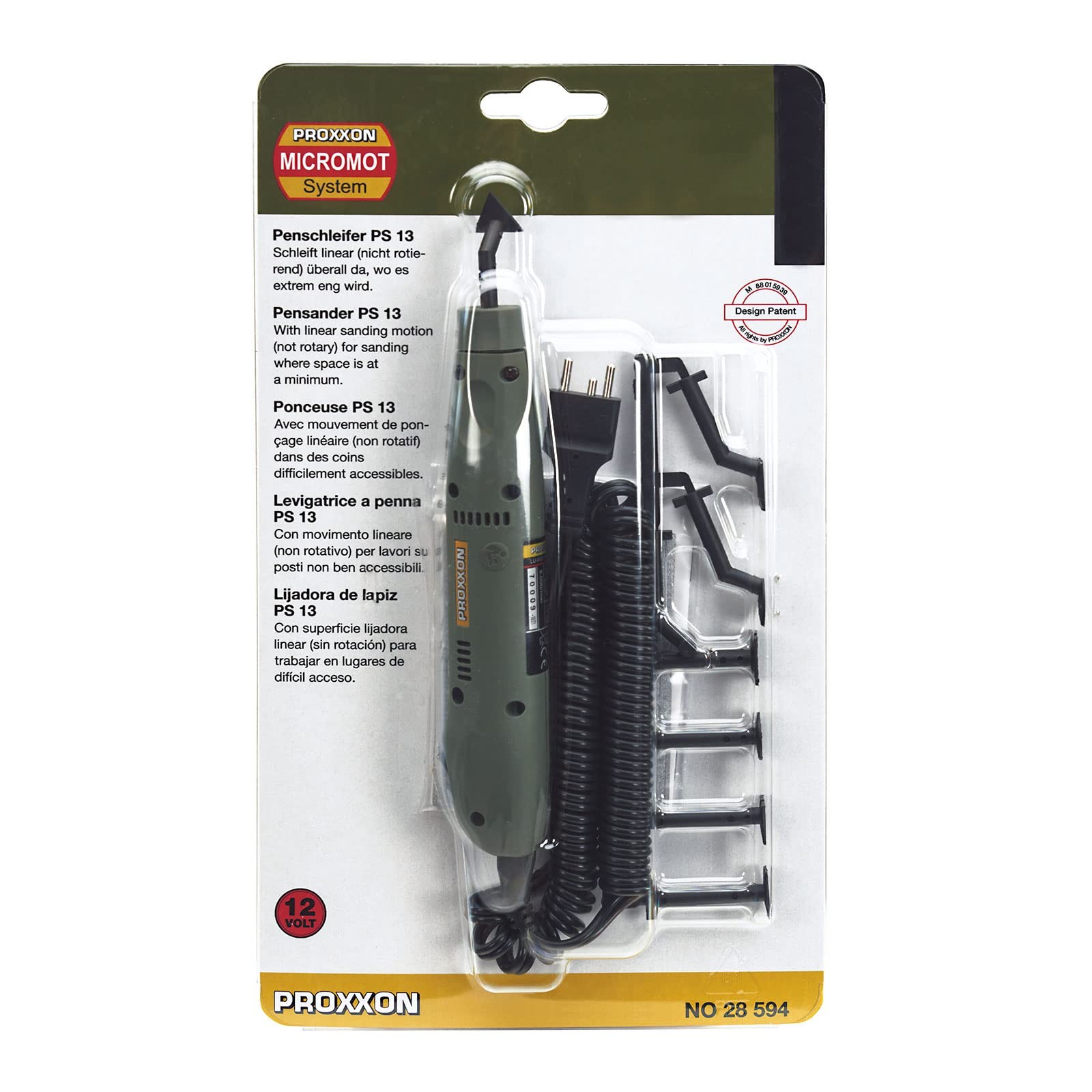 28594 PS 13 Corded 12Volt Pen Sander