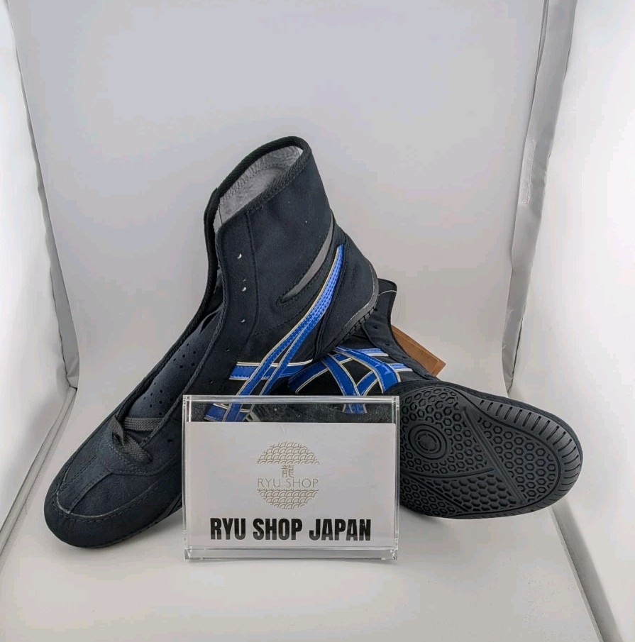 ASICS Wrestling Shoes 1083A001 BBLUE Black / Blue new EX-EO TWR900 Prime Attack
