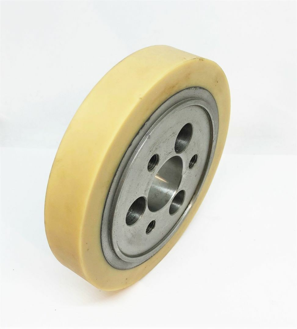 Leadermac 1 inch Poly Roller-Flange ( Lmc 0432) 140 Diamètre 6 Trous (3 Plat )
