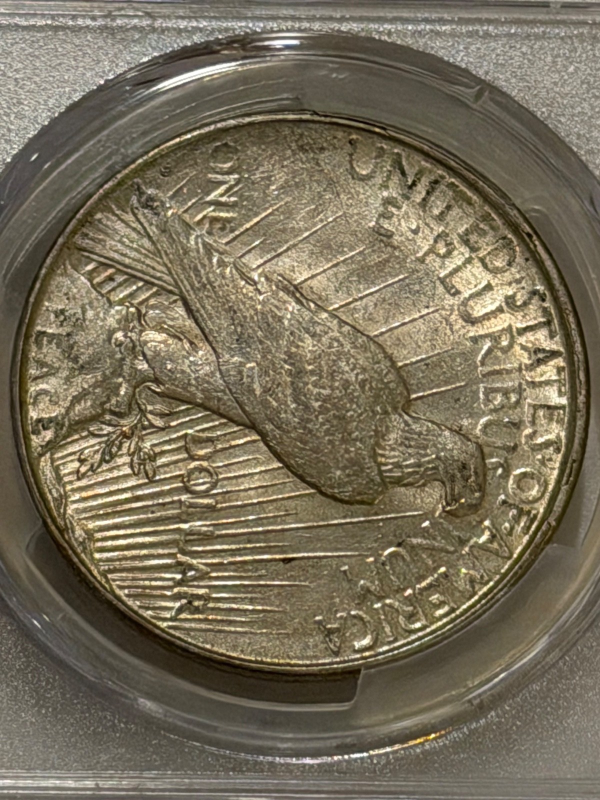 1923 D Peace Silver Dollar PCGS AU55 Better Date Peace
