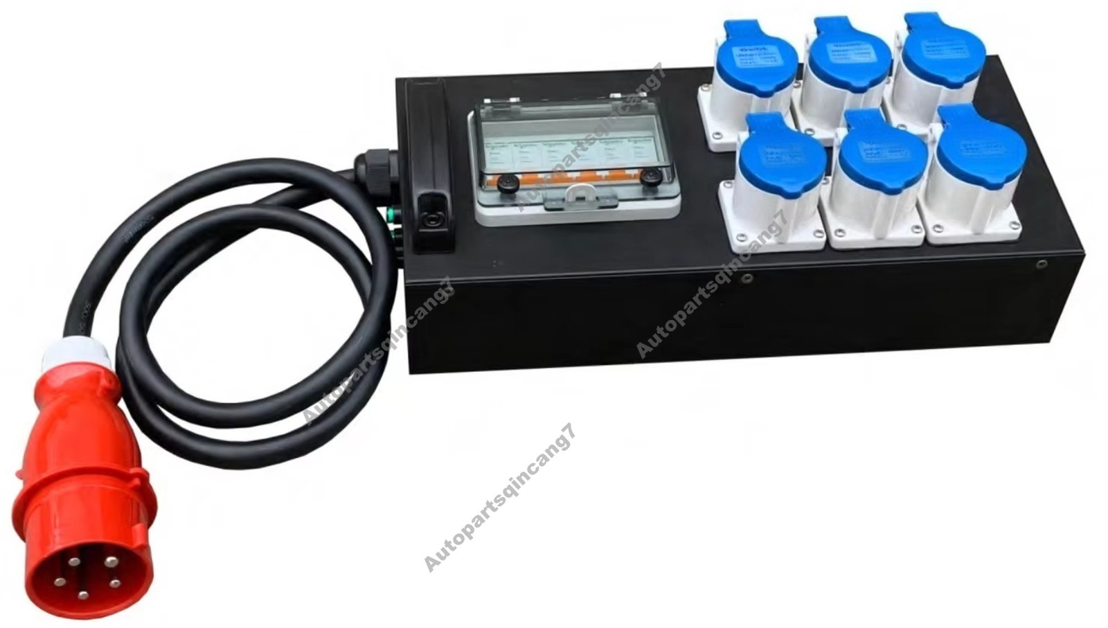 3 Phase Stage Power Distribution Box 5Pin 32A Input 6x16A CEE Output Power Box
