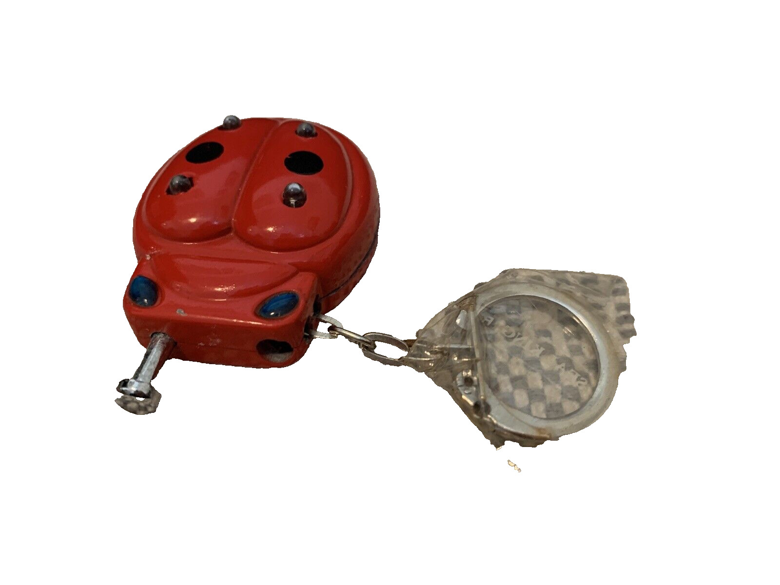 Red BEETLE CIGARETTE LIGHTER. Keychain Sealed