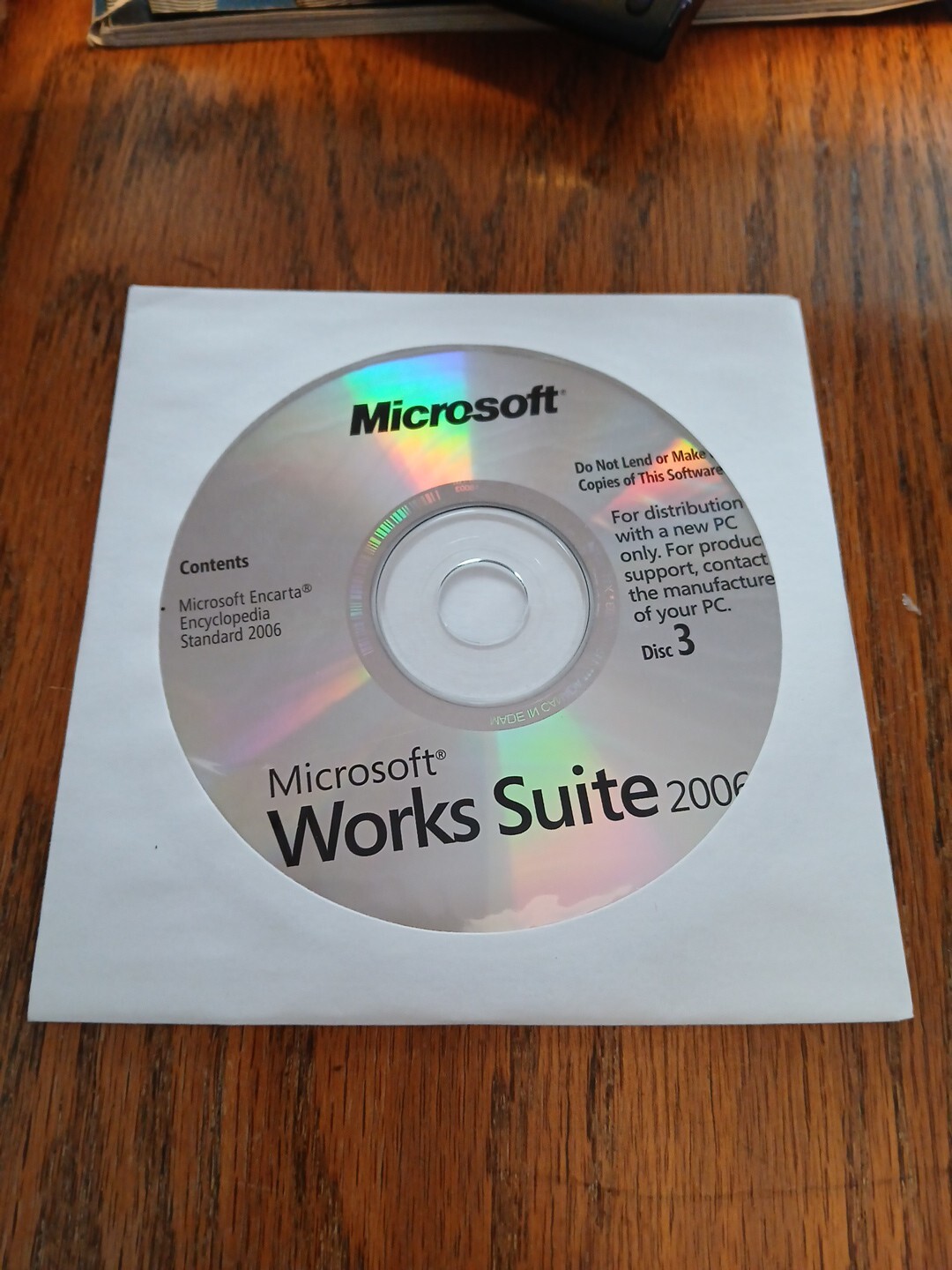 Microsoft Works Suite 2006 DVD With Product Key