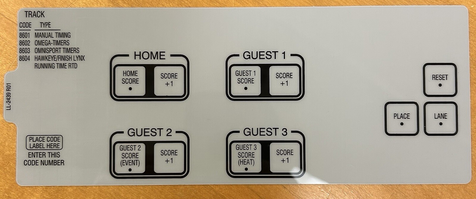 Daktronics All Sport 5000 Sport Insert