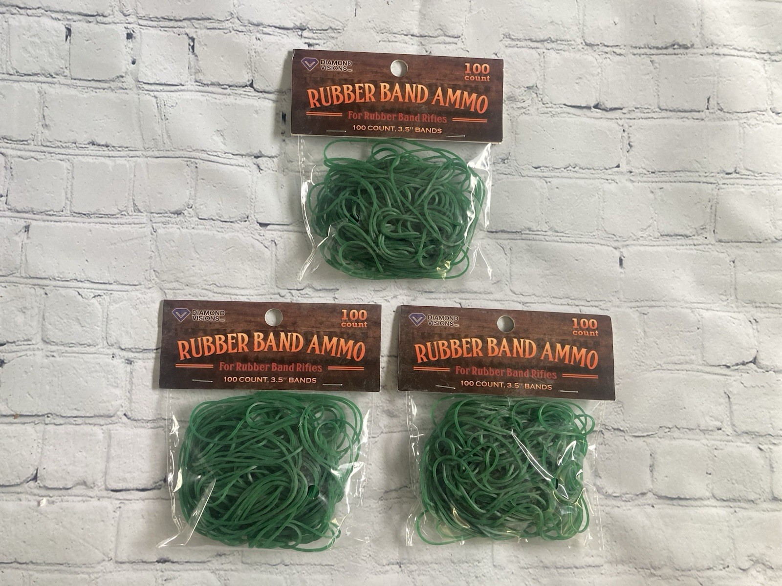 300 Ct Rubber Band Gun Rifle Ammo Sling Shot Toy Shooter Kids Rubberbands Gift