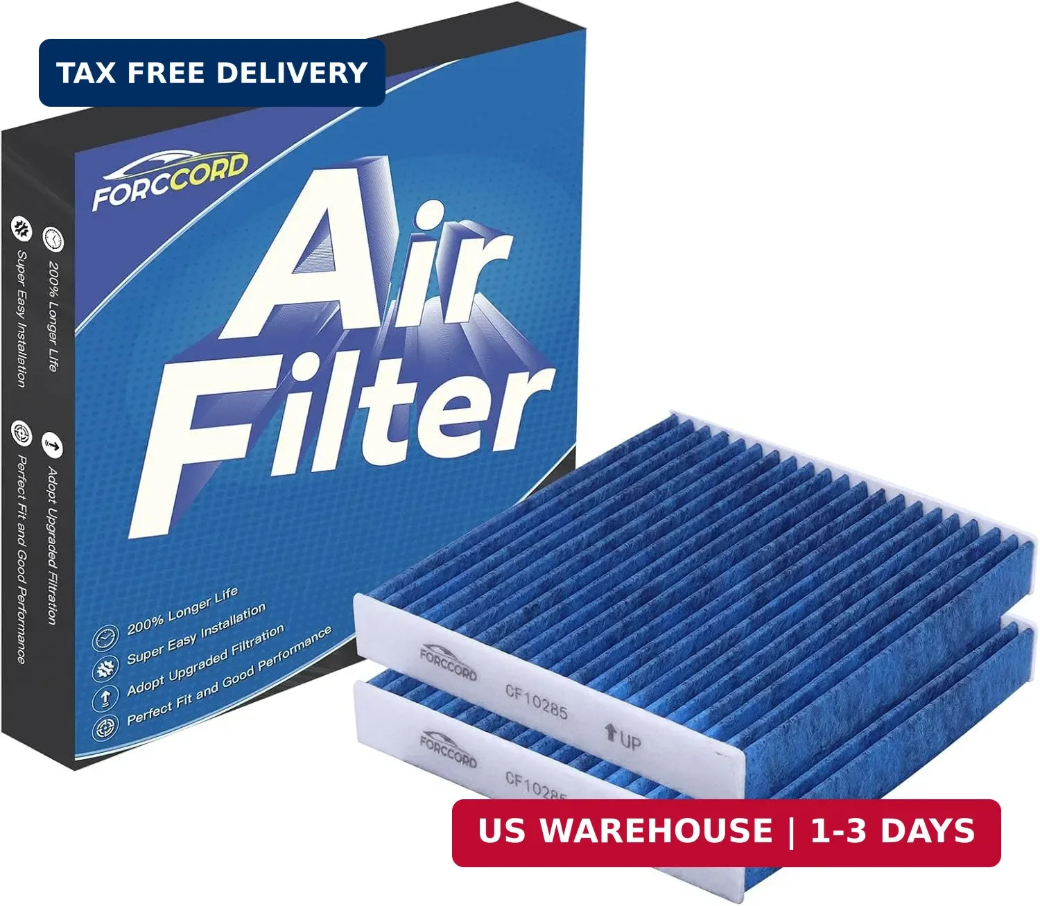 2-Pack Cabin Air Filter Fits for KIA Soul (2014-2019), Soul EV (2015-2017,2019)