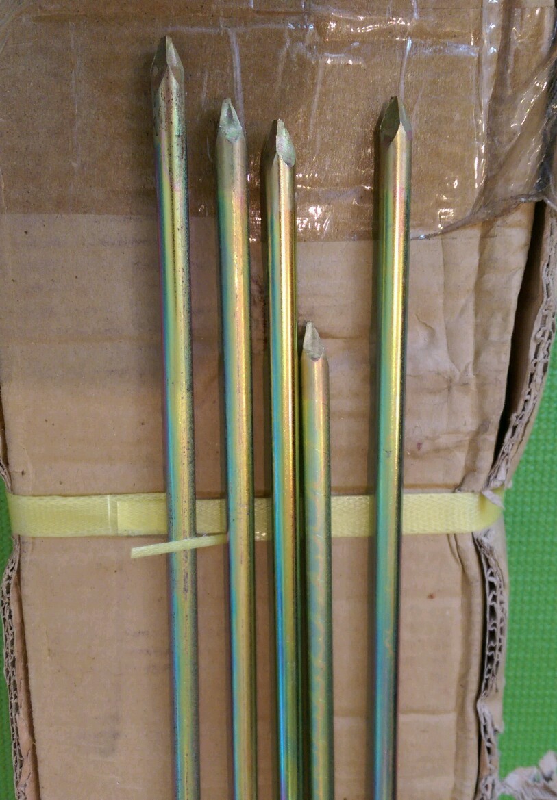 (Lot of 10) 4 FT Universal Ground Rod 5/16" in Diameter-$8.99 EA & Free Shipping