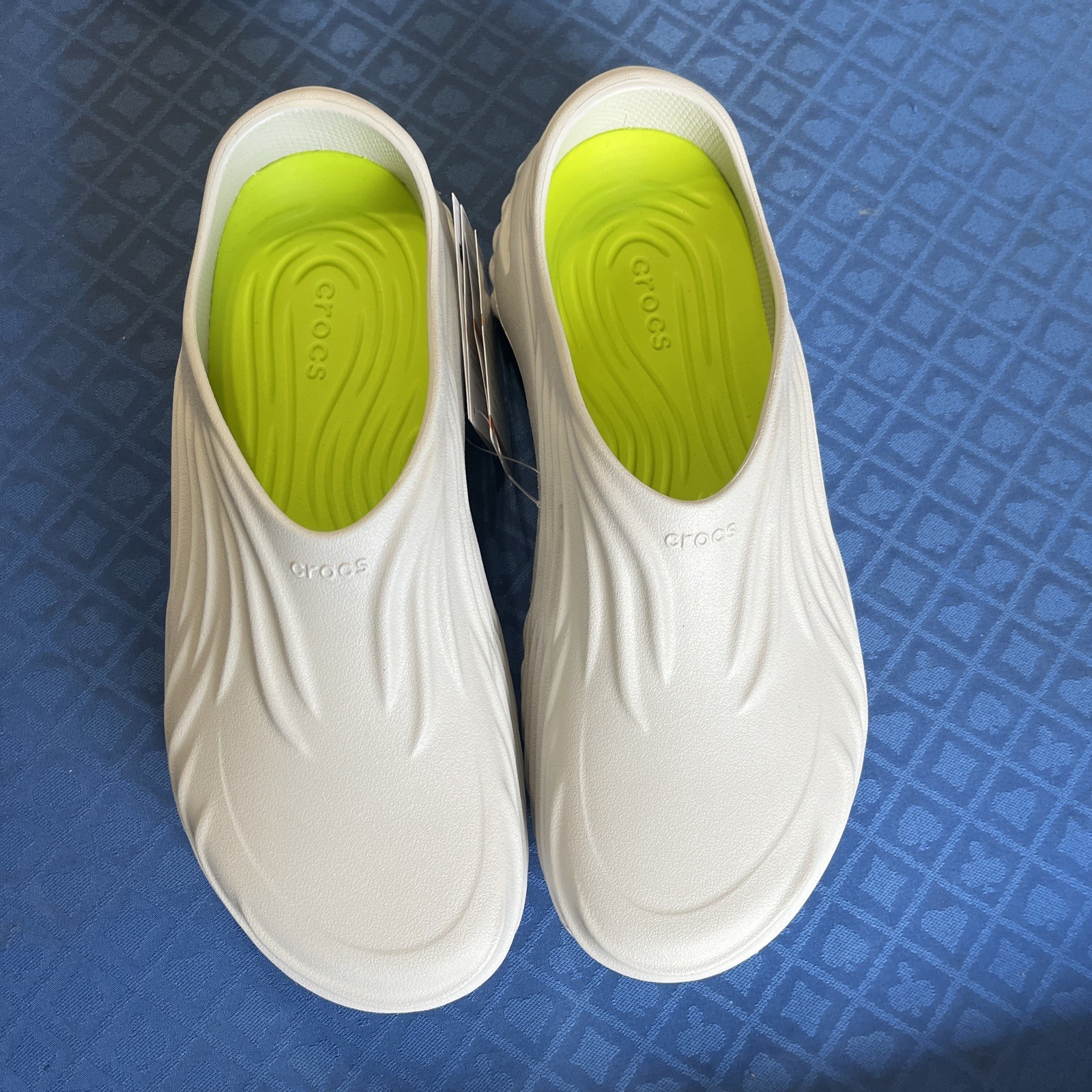 Men's Crocs Echo Wave Atmoshpere/Lime Punch 210521-1FT - NEW Men’s Size 13