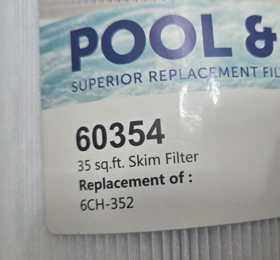 (x6) 60354 Pool Spa Filter Replacement for 6CH-352 by Clear Choice