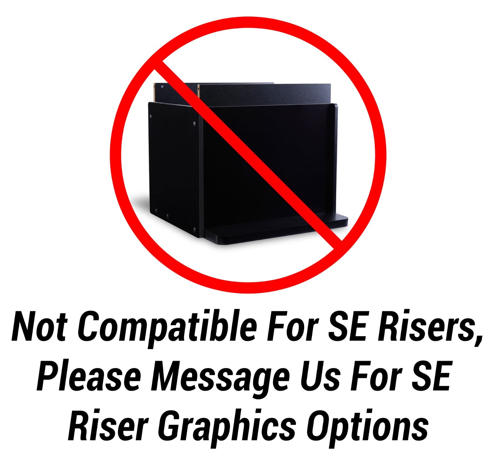 Custom Arcade 1up Cabinet Riser Graphics Decals Stickers