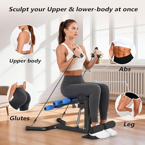 Squat Machine, Adjustable Leg Workout Equipment, Deep Squat Machine for Women