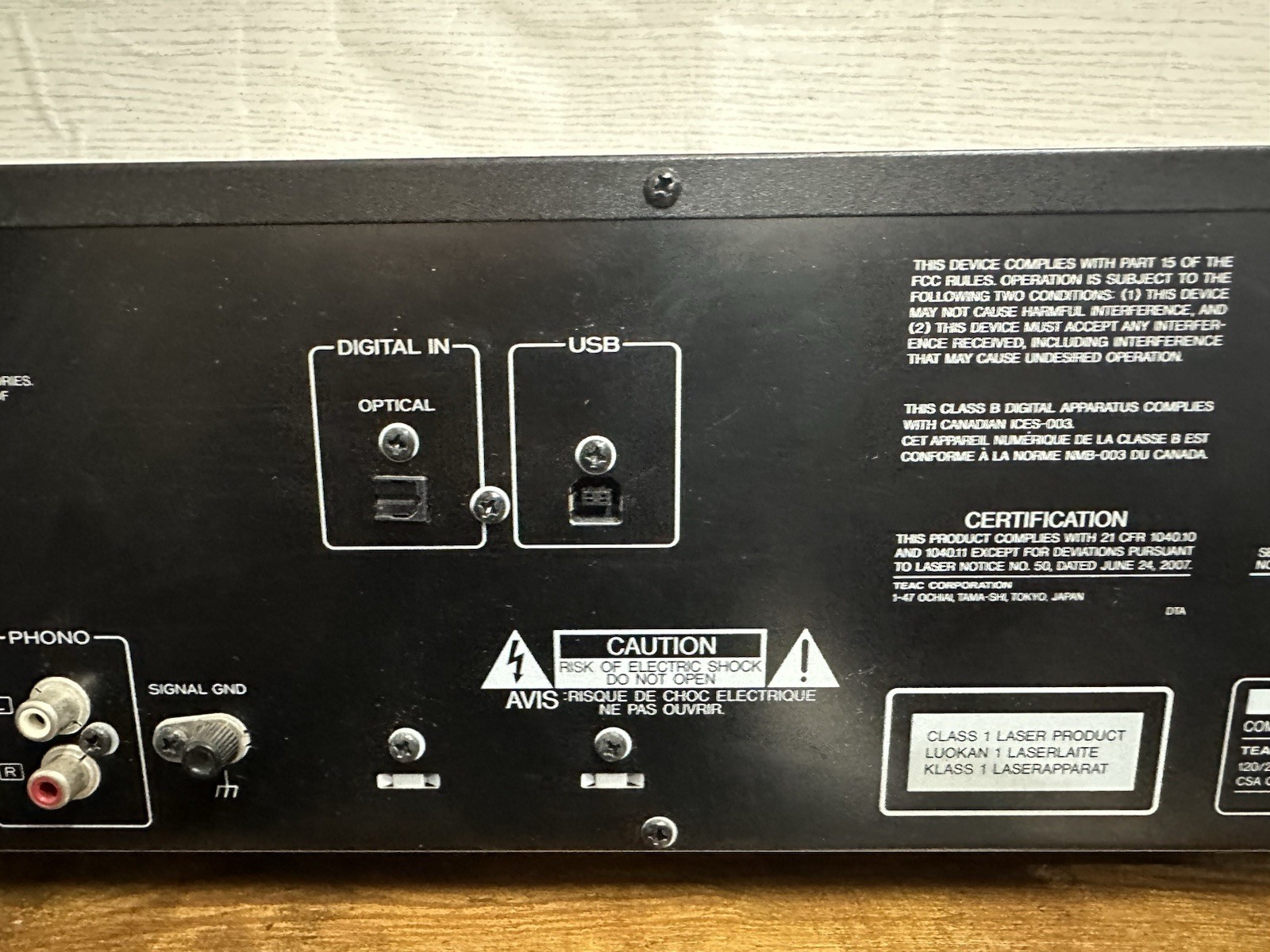 TEAC AD-RW900 CD Compact Disc Recorder Reverse Cassette Deck USB Black