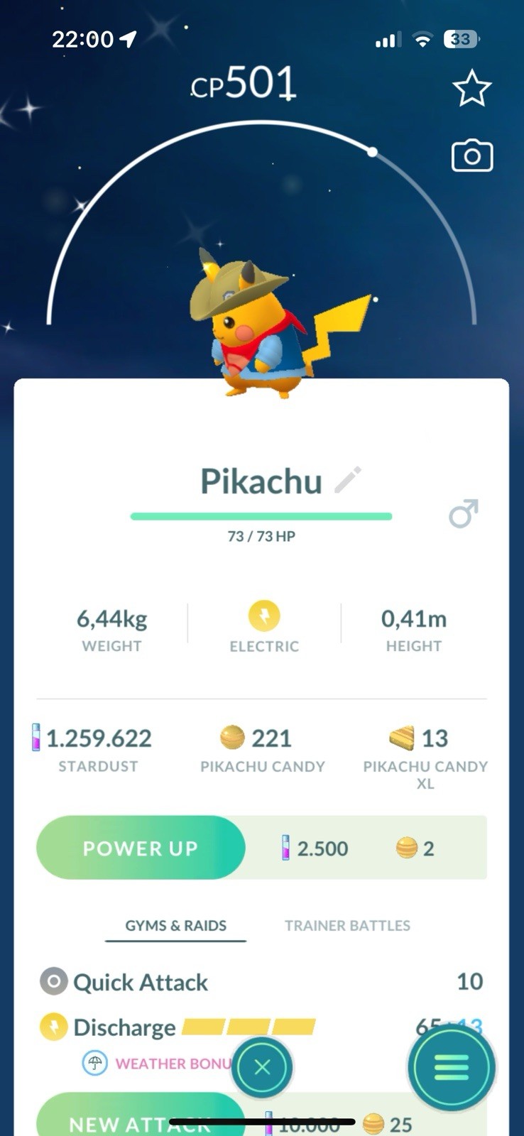 Pokémon Go -Shiny Pikachu Excavator - Mini PTC/ Trade 20K Stardust