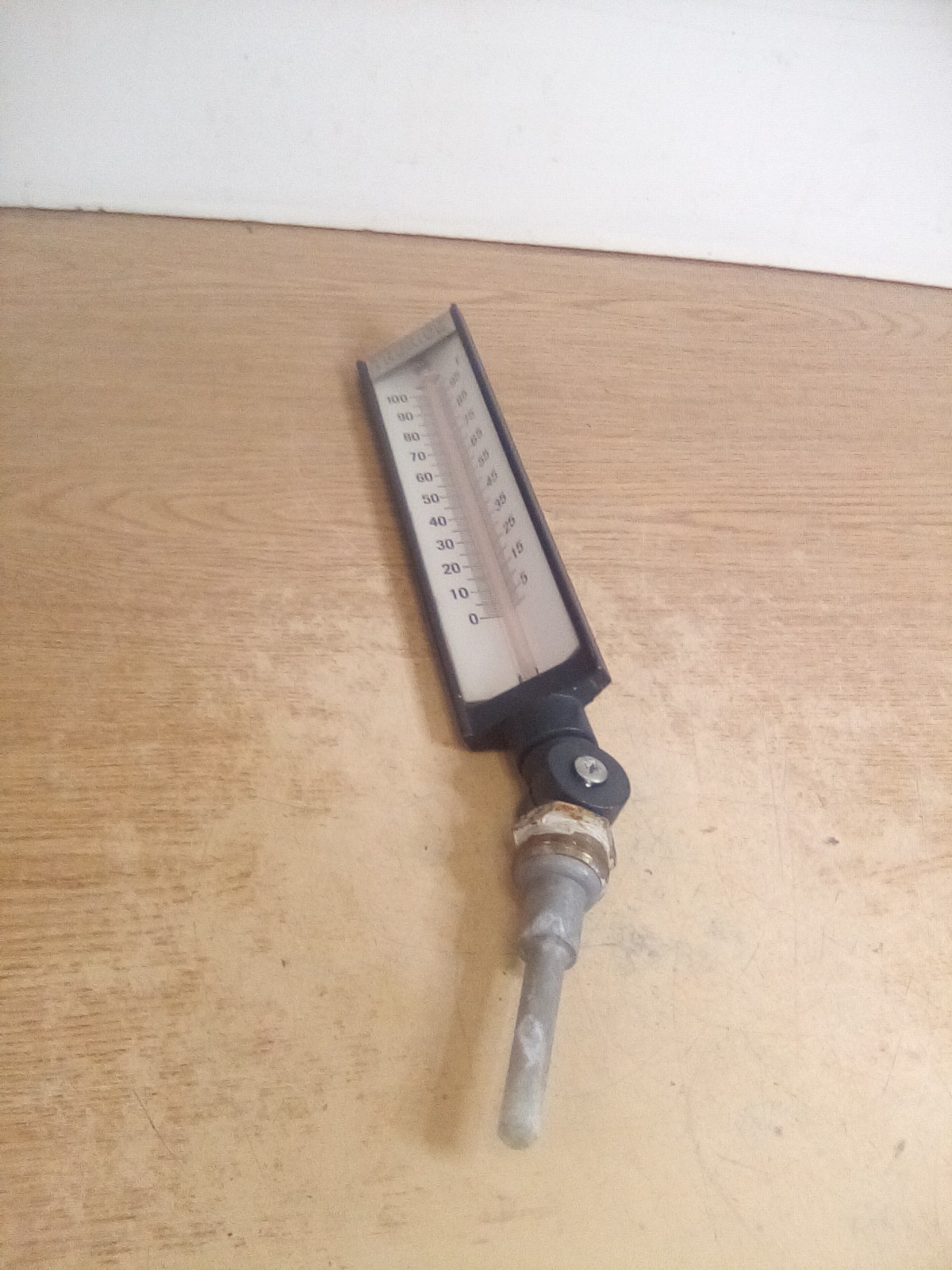 Trerice 10-1/4" 0-100 Thermometer 4-1/2" Stem