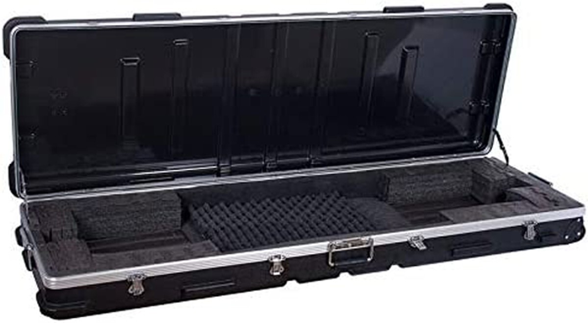 Crossrock 88-note Keyboard Case, PE Injection Hardshell for 76 notes keyboard