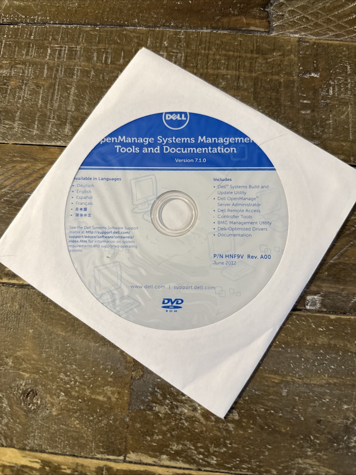 Dell OpenManage Systems Management Tools And Documentation Software PC Cd Rom