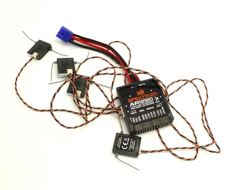 NEW AR12120 2.4G12 Channel Power Safe Receiver for SPMAR12120 with 4 Satellites