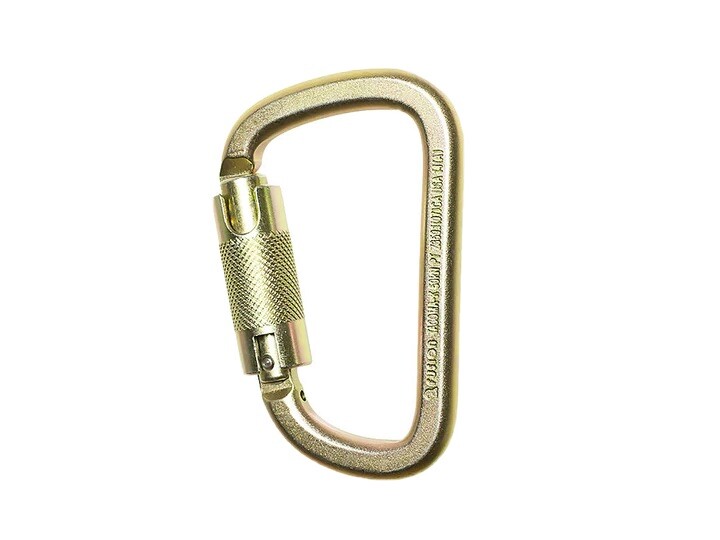 Steel D Quick lock Carabiners by Fusion