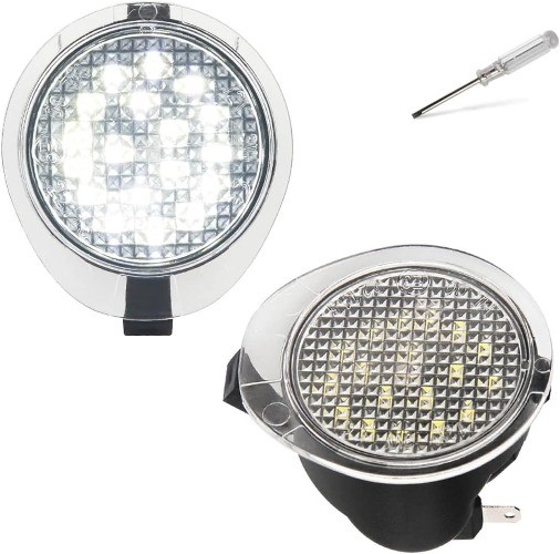 LED Side Mirror Puddle Lights Lamp Compatible with 2007-2020 Tundra 2008-2020 Se