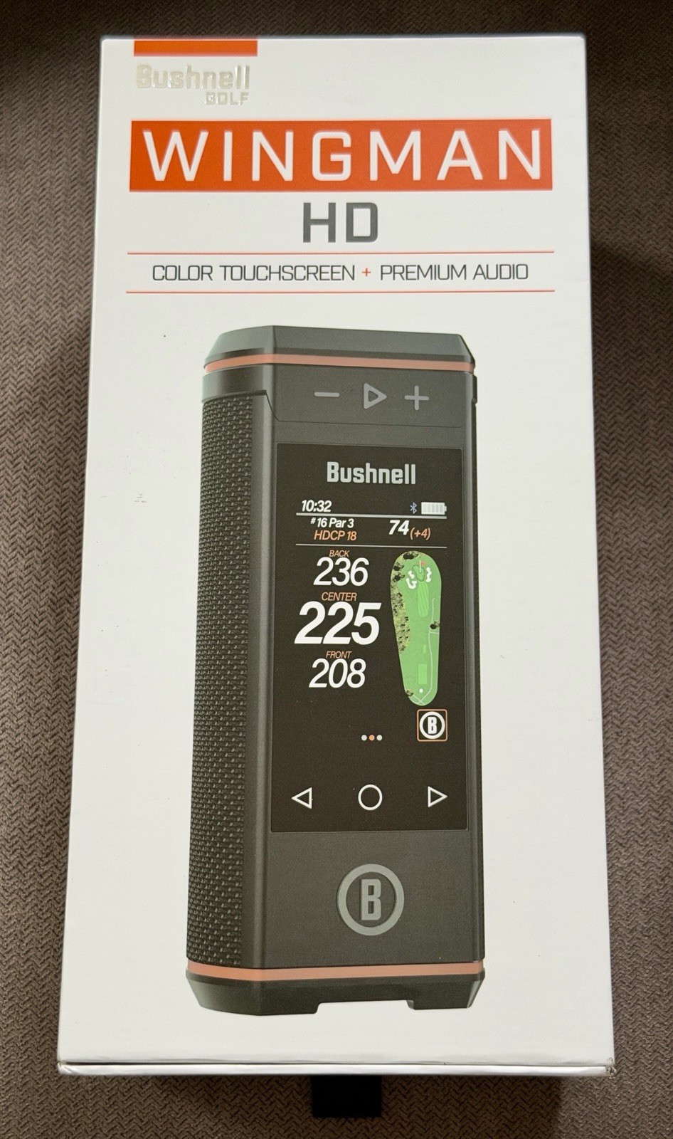 Bushnell Wingman HD GPS Speaker - Slope, Color Touchscreen, Bluetooth-NEW In Box