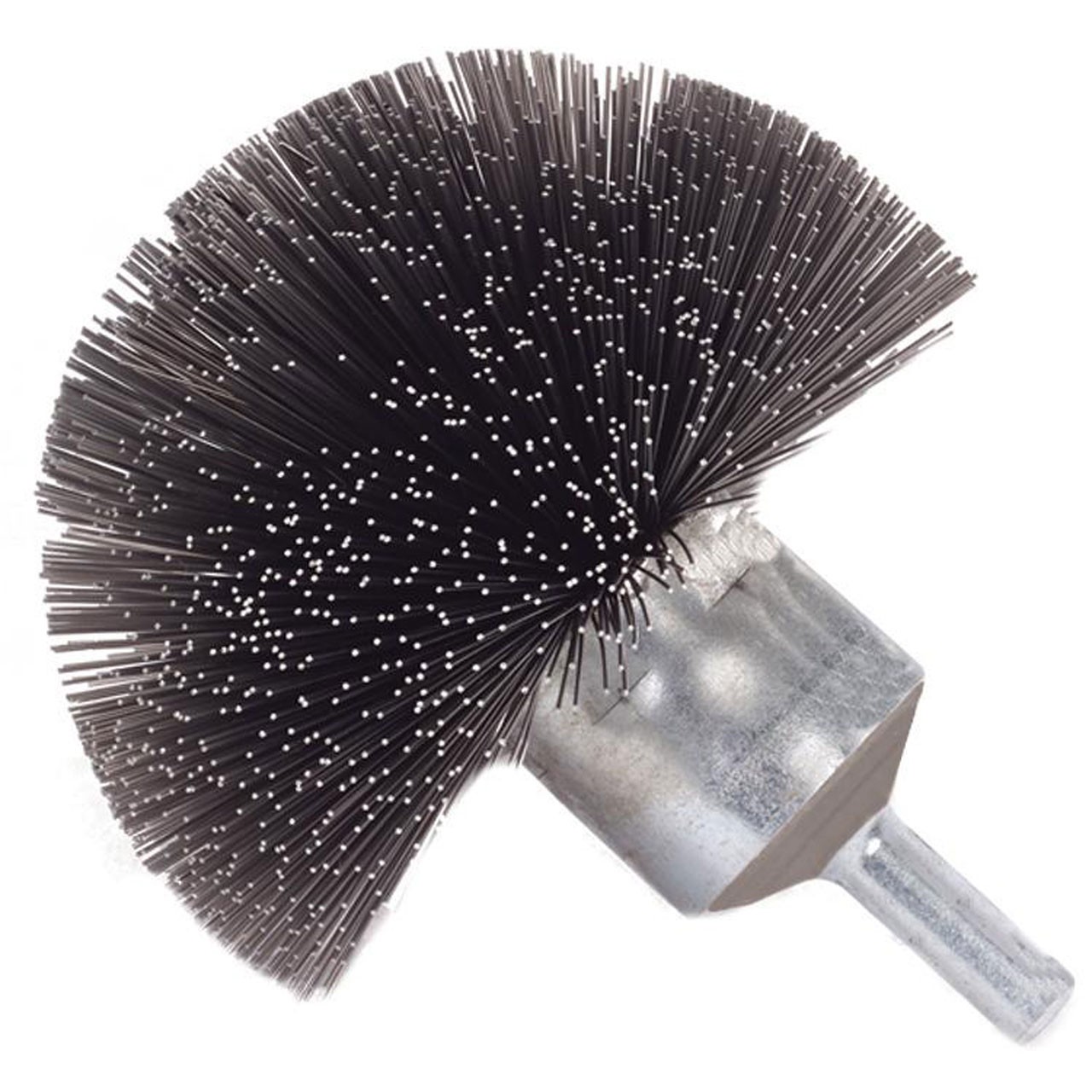 Walter 09C215 ALLSTEEL 1-1/2" Mounted Spherical Brush .008" Crimped Steel Wire