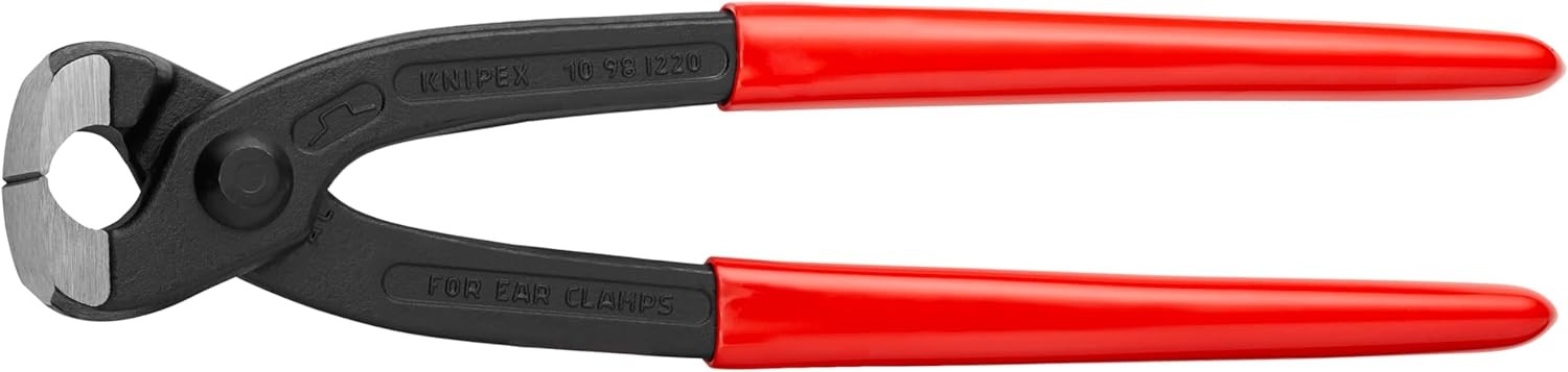 KNIPEX 10 98 i220 8.75" Ear Clamp Pliers - High-Quality Tool (Model 1098i220)