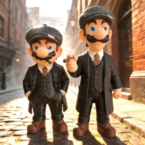 Mario & Luigi Peaky Blinders Set