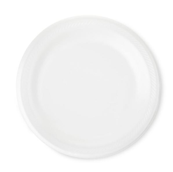 Great Value Foam Plates 9in 150ct – White, Soak Proof Disposable Plates