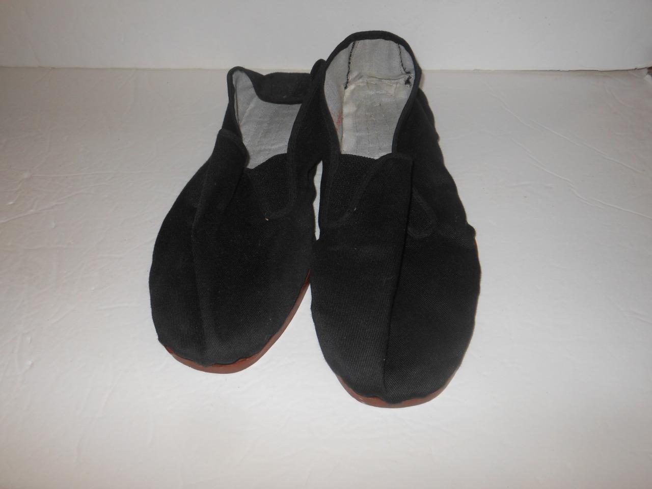 VINTAGE GENUINE GOLD CAP KUNG FU CHINA SHOES SIZE 42 (11)
