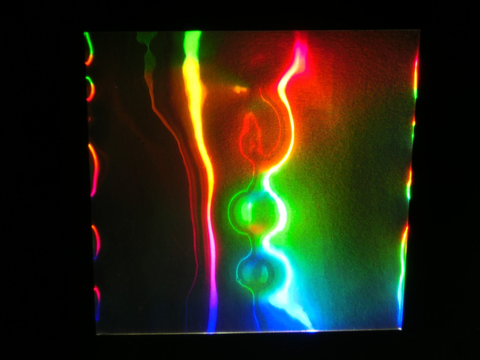HUGE 6X6 INCH Diffraction Grating Sheet 25,400 Lines Per Inch,Laser Split LOOK..